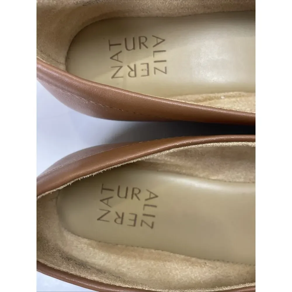 NATURALIZER Women’s Loafer Kayden Moc English Tea 9M Tan/Brown Slip On